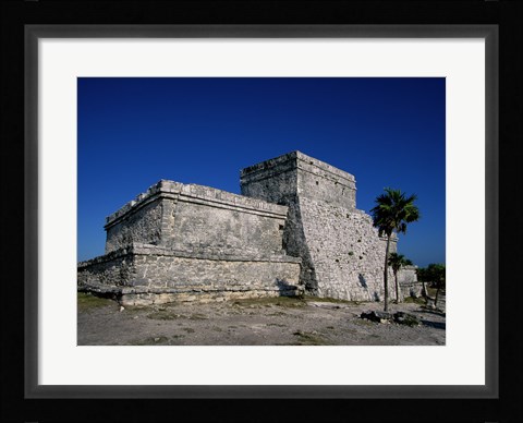 Framed El Castillo, Tulum Print
