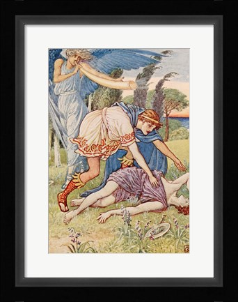 Framed Wind God Sent A Gust From The South Print