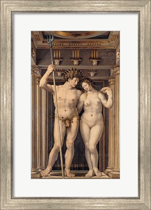 Framed Neptune and Amphitrite Print