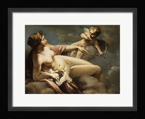 Framed Cupid Print