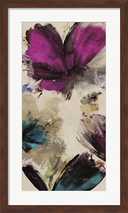 Framed Midsummer Blooms I Print