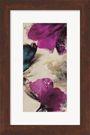 Framed Midsummer Blooms II Print