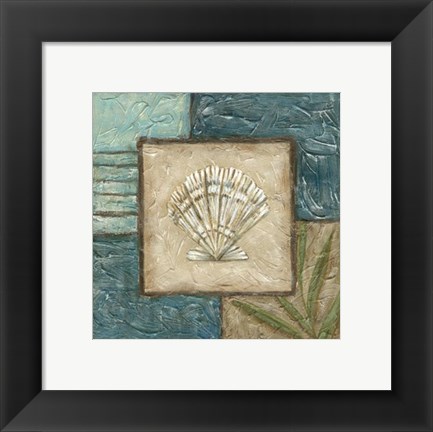 Framed Shell Montage II Print
