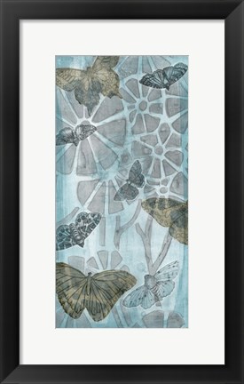 Framed Wings &amp; Petals I Print