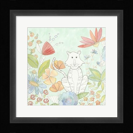 Framed Nick's Animal Garden II Print