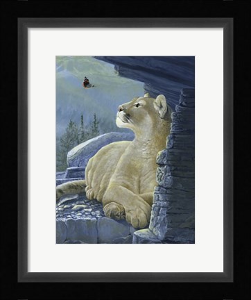 Framed Passing Glance Print