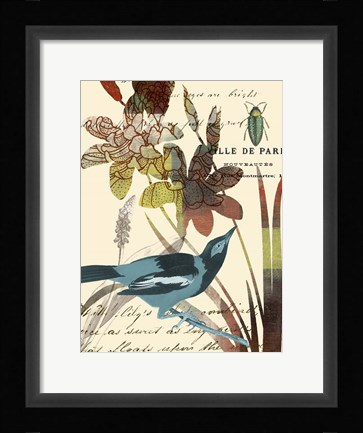 Framed Exotic Blossom I Print