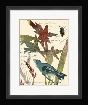 Framed Exotic Blossom II Print