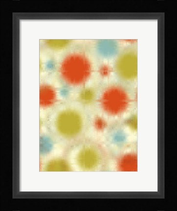 Framed Pixilated Burst IV Print