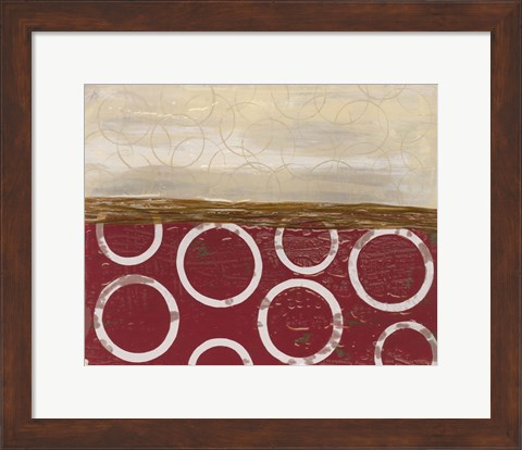 Framed Going in Circles II Print