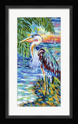 Framed Beach Comber II Print