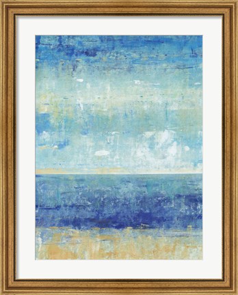 Framed Beach Horizon II Print
