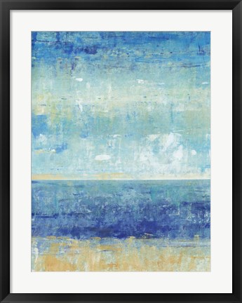 Framed Beach Horizon II Print