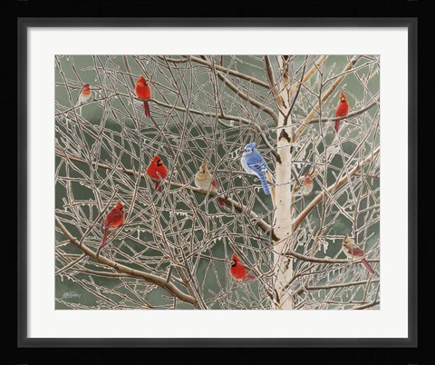 Framed Ornaments Print