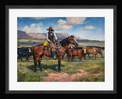 Framed Good Hand Print