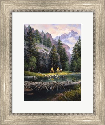 Framed Cure of the Rockies Print