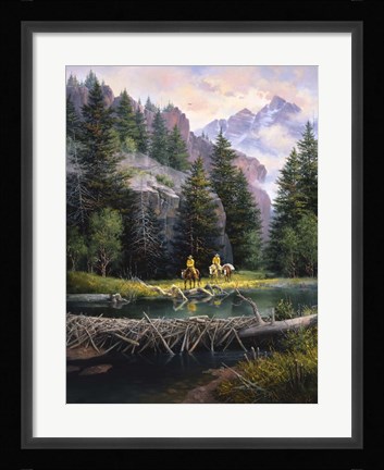 Framed Cure of the Rockies Print
