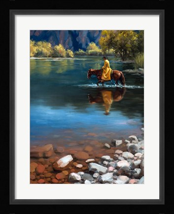 Framed Shallow Crossing Print
