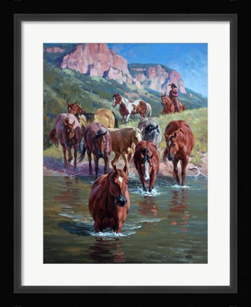 Framed Crossing Print