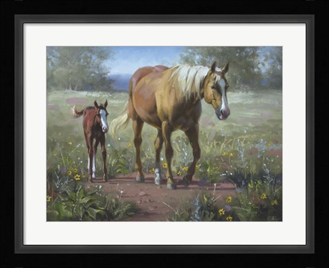 Framed Comin' In Print