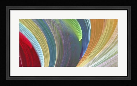 Framed Wind Waves III Print