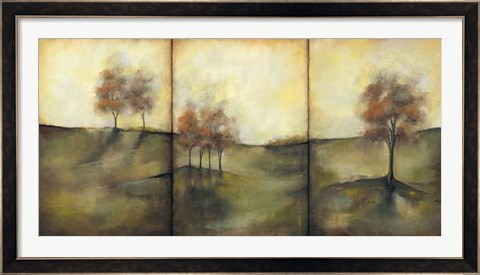 Framed Oversize Autumnal Meadow I Print