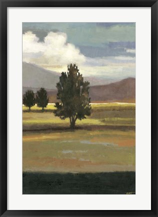 Framed Mountain Range II Print