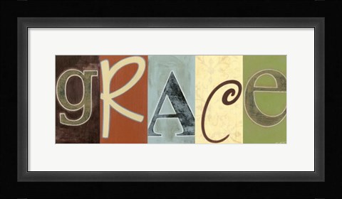 Framed Grace Panel Print