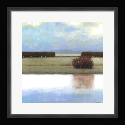 Framed Crystal Bay I Print