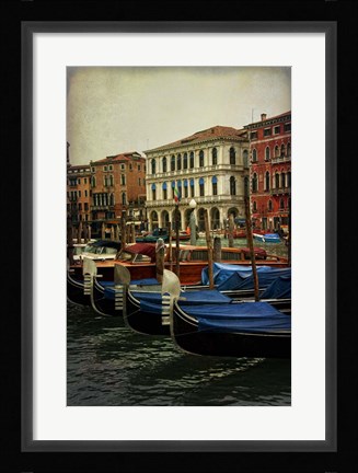 Framed Venetian Canals II Print