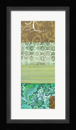 Framed Bohemian Echo I Print