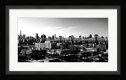 Framed Panorama of NYC II Print