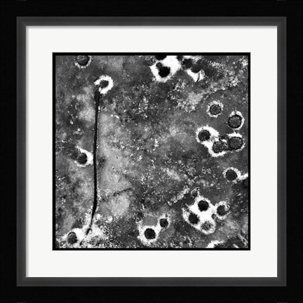 Framed Black Ice II Print