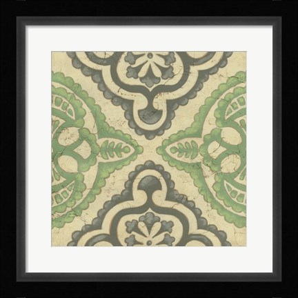 Framed Quatrefoil I Print