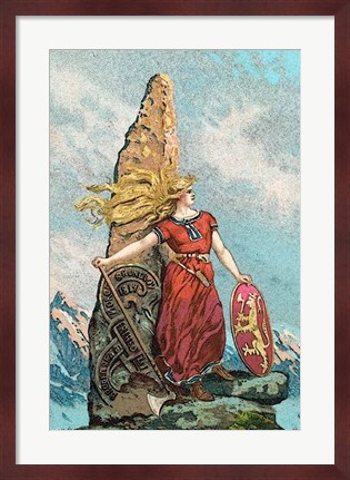 Framed Nationalism Viking Cultivation Print