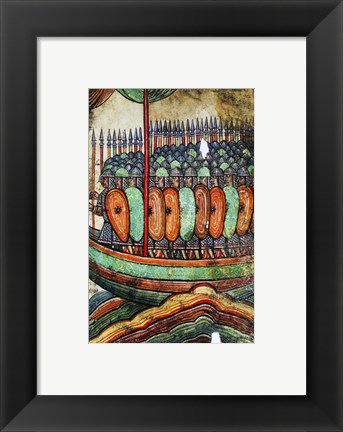 Framed Viking Kite Print