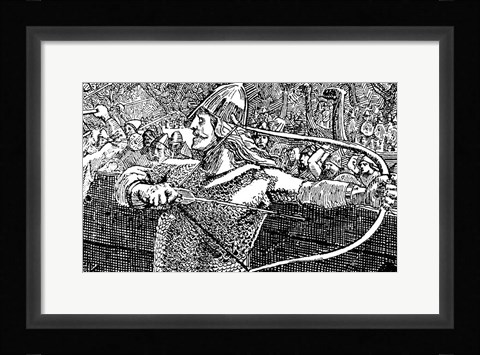 Framed For Weak, Too Weak is the King Bow Print