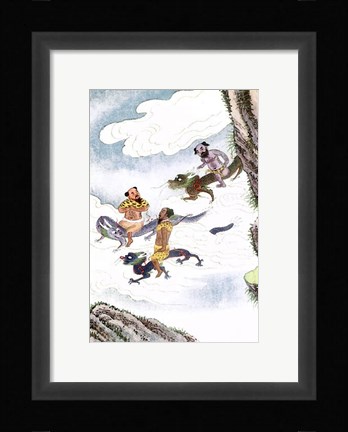 Framed Dragon Gods Print