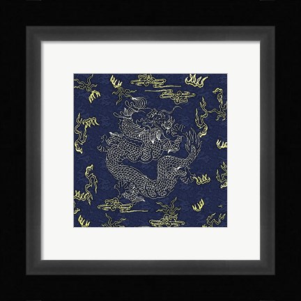 Framed Dragon Flag Print