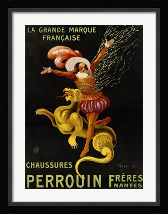 Framed Chaussures Perrouin Frères Print