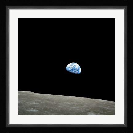 Framed Earthrise Print