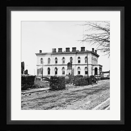 Framed Richmond, Va. Building Print