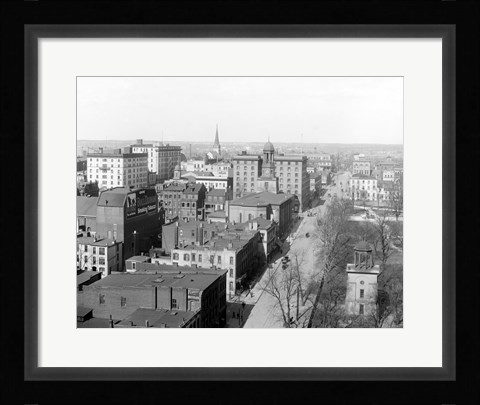 Framed Richmond, Va. Top view Print