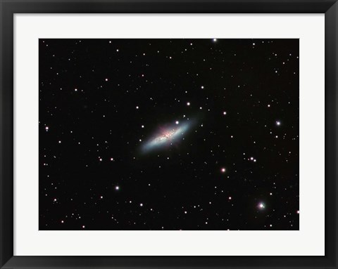 Framed Galaxy M82 in Ursa Major Print