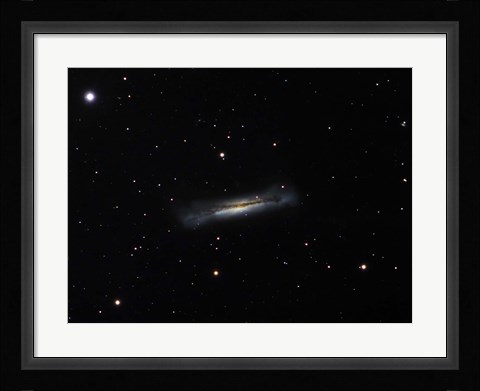 Framed Galaxy NGC 3628 in Leo Print