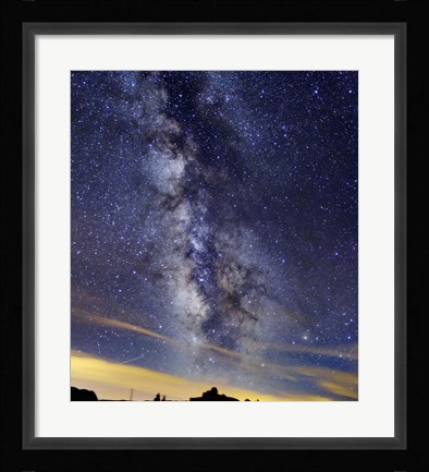 Framed Milky Way in Serra da Estrela, Portugal Print