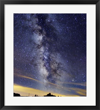Framed Milky Way in Serra da Estrela, Portugal Print