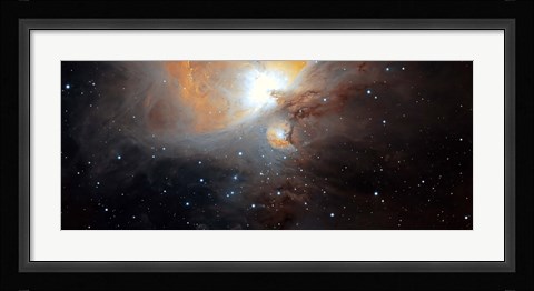 Framed Part of the M42 nebula in Orion Print