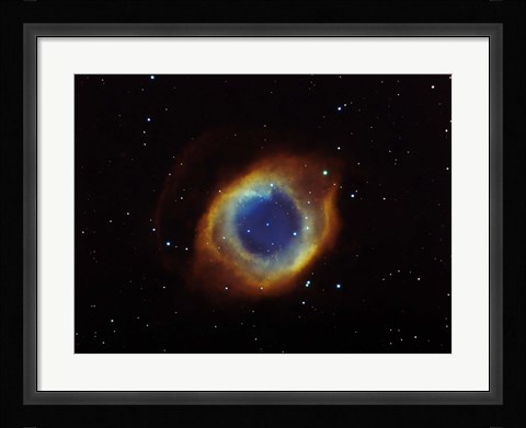 Framed Helix nebula in Aquarius (NGC 7293) Print