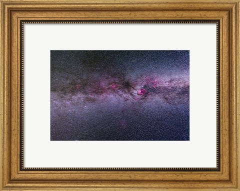 Framed northern Milky Way from Cygnus to Cassiopeia and Perseus Print